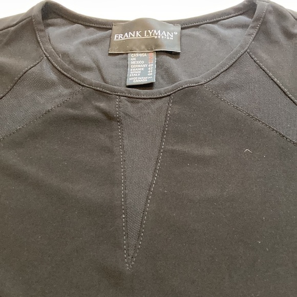 FRANK Lyman sheer sleeves top - Picture 2 of 5